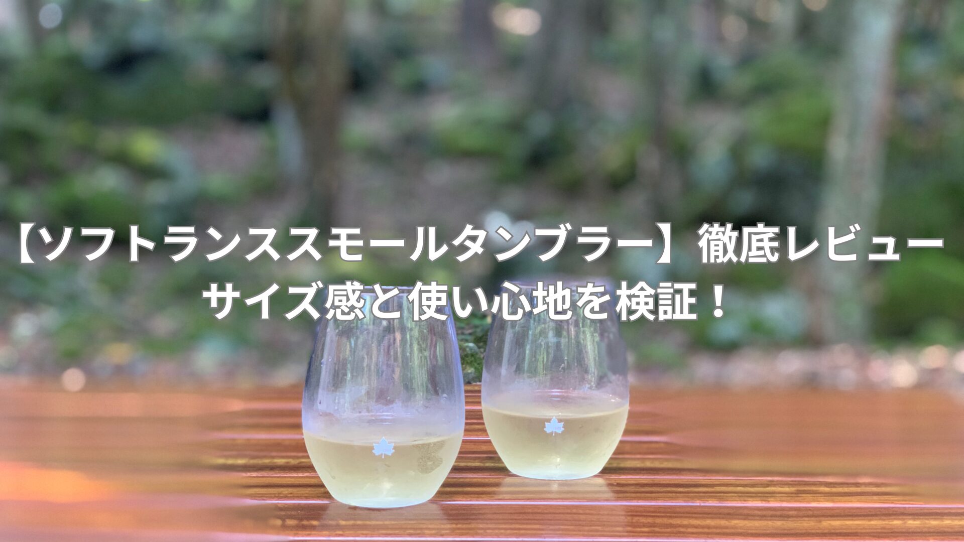 【ロゴスソフトランススモールタンブラー】徹底レビュー|サイズ感と使い心地を検証！